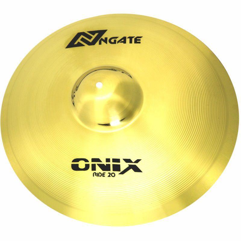 Prato de Bateria Condução Ride 20 ONIX(Brass) - Ngate Cymbals